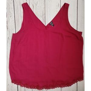Torrid Burgundy Lace Cami